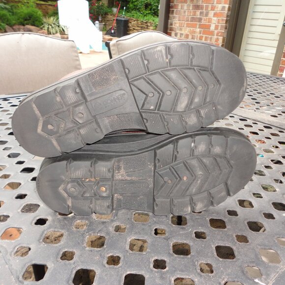 DONNER MOUNTAIN Men's Brown & Black Leather Waterproof Duck Boots Size 10M - Picture 7 of 10